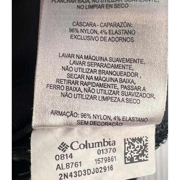 Columbia Omni Shield Pants Womens Size 6 Short Black Hiking Gorpcore Outdoors - Picture 10 of 10
